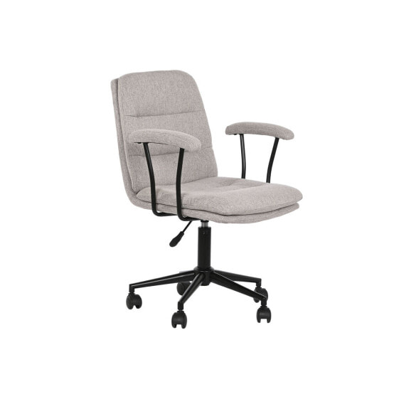 Офисный стул DKD Home Decor Чёрный Серый 60 x 61,5 x 84 cm