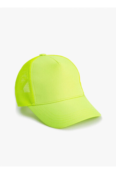 Neon Sarı Kadın Şapka 3sak40042aa