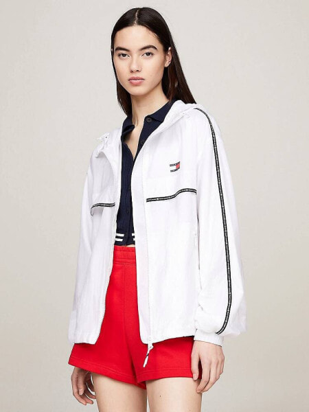 Tommy Jeans Windbreaker Jacket in White