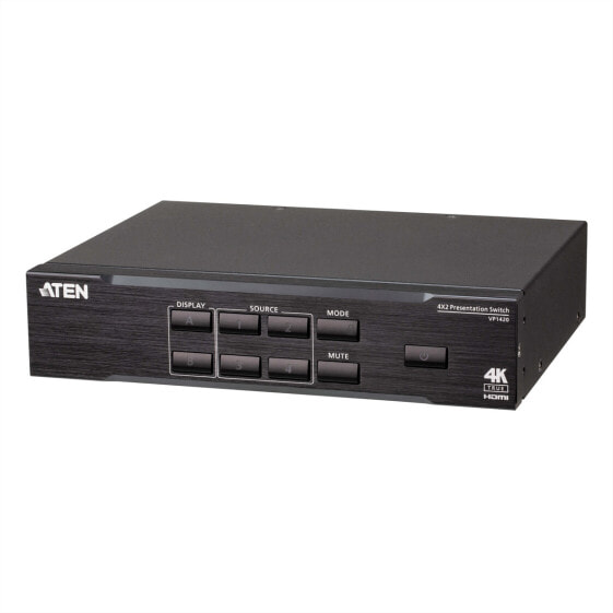 ATEN VP1420 - HDMI/VGA - Metal - Black - 15 m - 160 mm - 200 mm