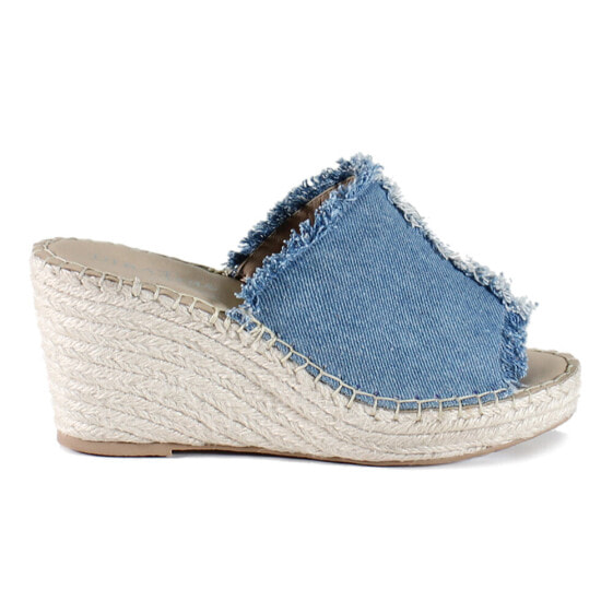 Diba True Go Party Espadrille Womens Blue Dress Sandals 50639-400