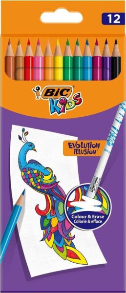 Bic Kredki ołówkowe Kids Evolution Illusion 12 kol BIC