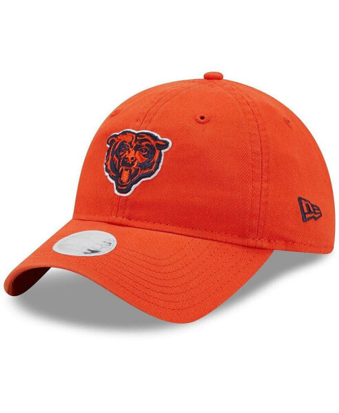 Women's Orange Chicago Bears Core Classic 2.0 9Twenty Adjustable Hat