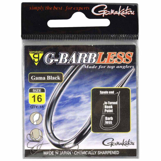 GAMAKATSU Gama Barbless Spaded Hook