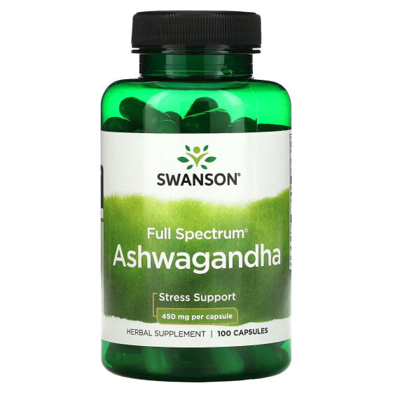 Ashwagandha, Full Spectrum, 450 mg, 100 Capsules