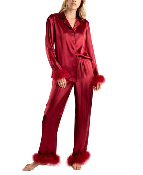 Пижама Linea Donatella Marabou Feather Pajama