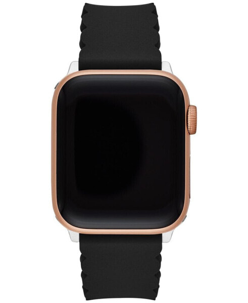 Часы kate spade new york Black Silicone Scallop Apple Watch Strap