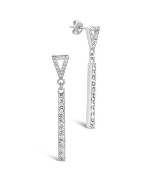 Cubic Zirconia Kiki Drop Stud Earrings