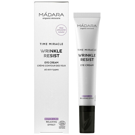 Anti-wrinkle smoothing eye cream with Time Miracle applicator (Wrinkle Resist Eye Cream) 20 ml