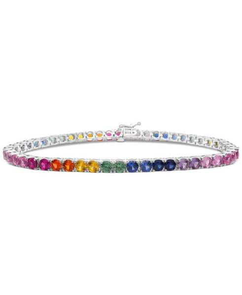 Браслет Macy's Multi-Sapphire Tennis