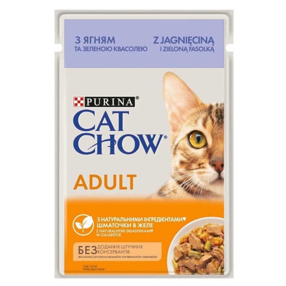 PURINA NESTLE Cat Chow Adult Lamb And Green Beans Jelly 85g Wet Cat Food