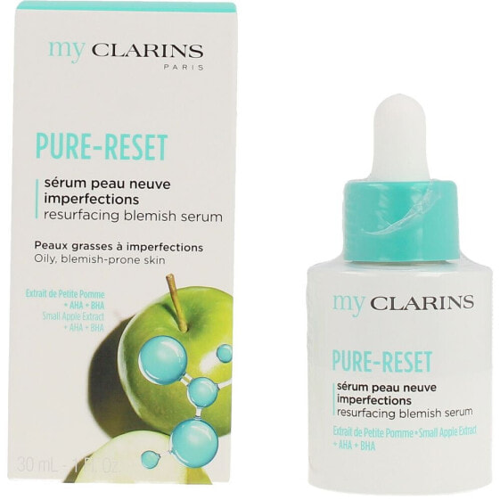 Clarins Pure-Reset 30 ml Face Serum Обновляющая сыворотка от пятен для молодой жирной кожи