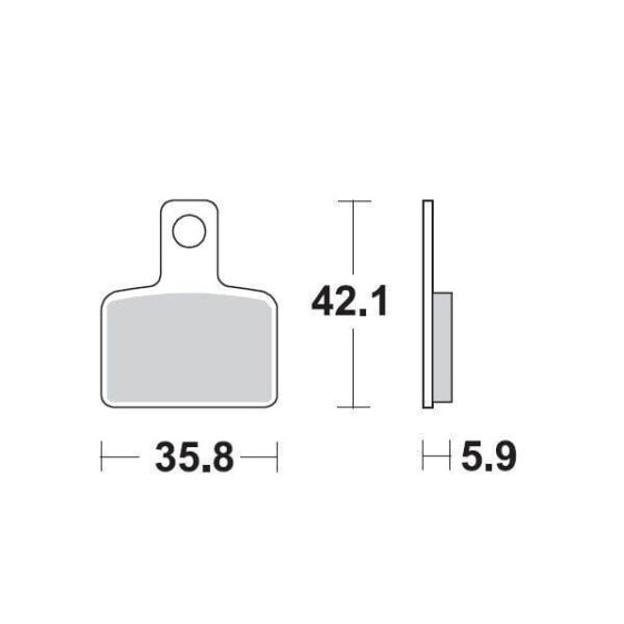 MOTO-MASTER Beta 099412 Sintered Brake Pads