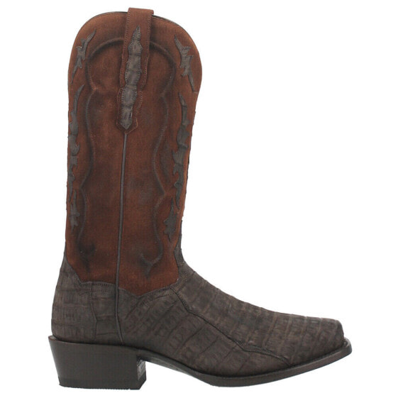 Dan Post Boots Stalker Square Toe Cowboy Mens Brown, Grey Casual Boots DP3089-2