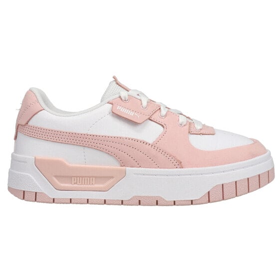 Puma Cali Dream Platform Lace Up Womens Pink, White Sneakers Casual Shoes 38559