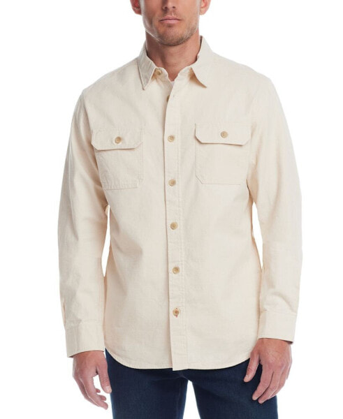 Men's Long Sleeve Button-Front Shirt