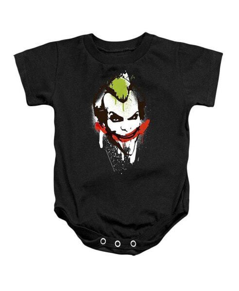 Пижама Batman Baby Girls Baby Joker Face Snapsuit.