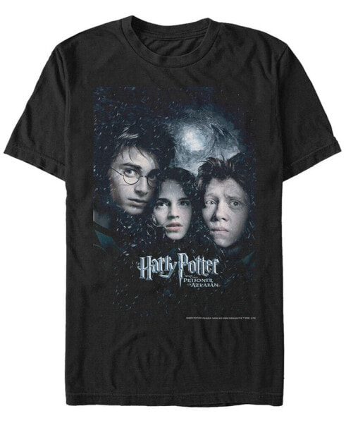 Harry Potter Men's Prisoner of Azkaban Harry Ron Hermione Poster Short Sleeve T-Shirt