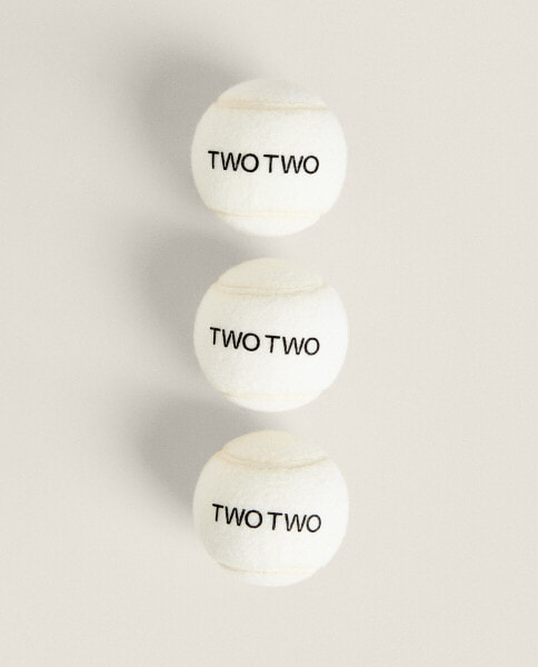 Pack of two two padel balls (pack of 3)