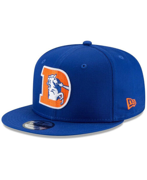 Men's Royal Denver Broncos Throwback 9Fifty Adjustable Snapback Hat