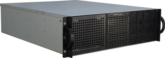 Inter-Tech 3U-30240 - Rack - Server - Black - ATX - Flex-ATX - micro ATX - Mini-ATX - Mini-ITX - Steel - 3U