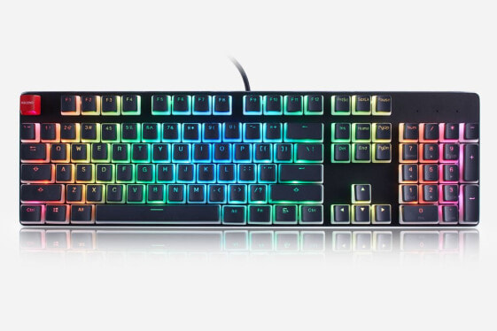 Glorious PC Gaming Race Aura Mechanical Keycaps - Keyboard cap - Polybutylene terephthalate (PBT) - Black - White