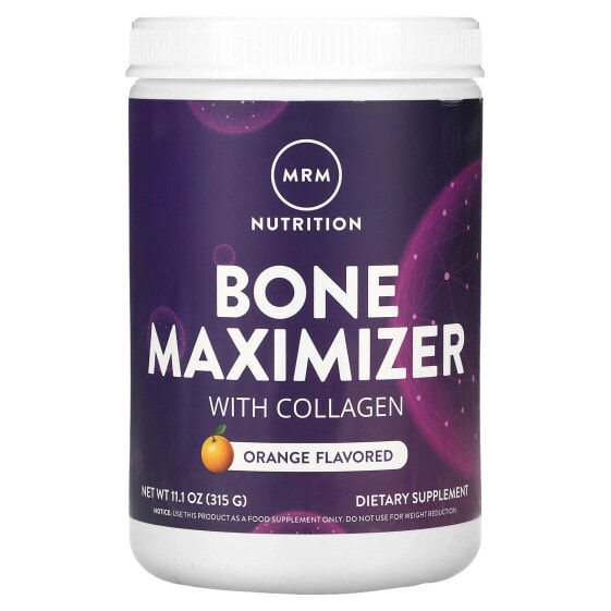 Витаминно-минеральный комплекс для суставов Bone Maximizer с коллагеном, апельсин, 315 г
