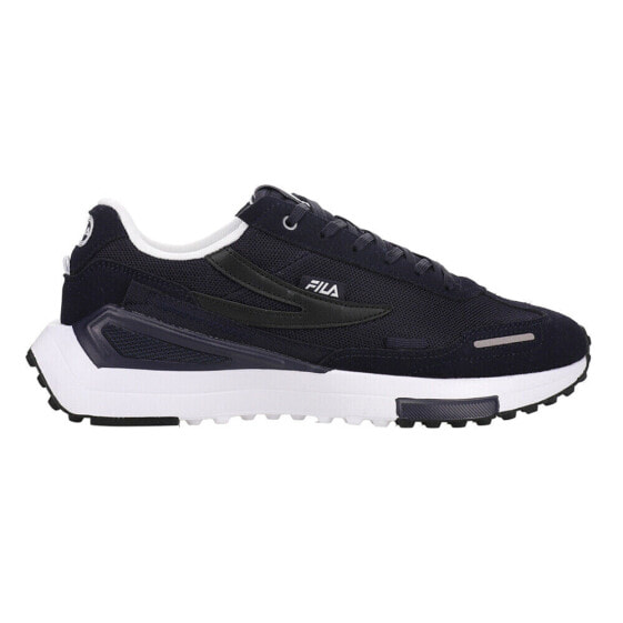 Fila Levonte Sportstyle Lace Up Mens Black, Blue, White Sneakers Casual Shoes 1