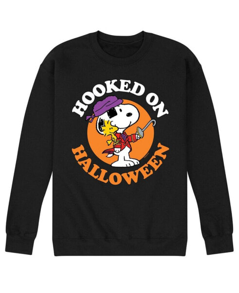 Men's Peanuts Hooked On Halloween Fleece T-shirt