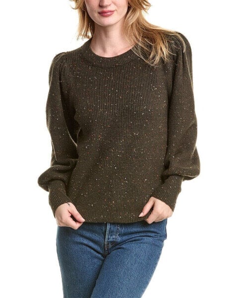 1.State Balloon Sleeve Sweater Women's Green Xs