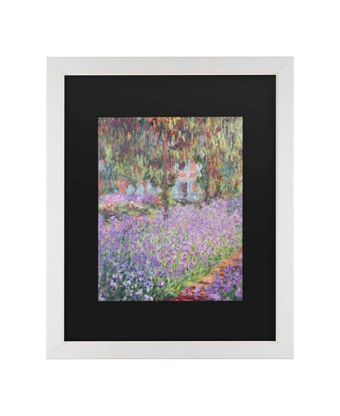 Claude Monet The Artist's Garden at Giverny Matted Framed Art - 20" x 25"