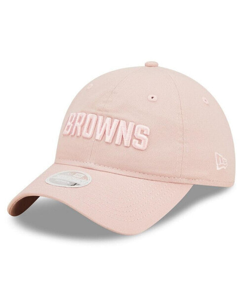 Women's Pink Cleveland Browns Core Classic 2.0 Tonal 9TWENTY Adjustable Hat