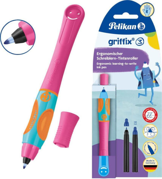 Pelikan Pióro kulkowe Griffix Lovely Pink blister