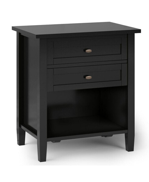 Warm Shaker Solid Wood Bedside Table