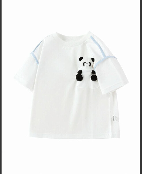 Boys v-neck short sleeve shirt