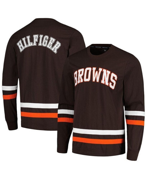 Men's Brown, Orange Cleveland Browns Nolan Long Sleeve T-shirt