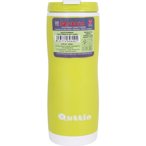 QUTTIN Plastic Thermos Bottle 400ml