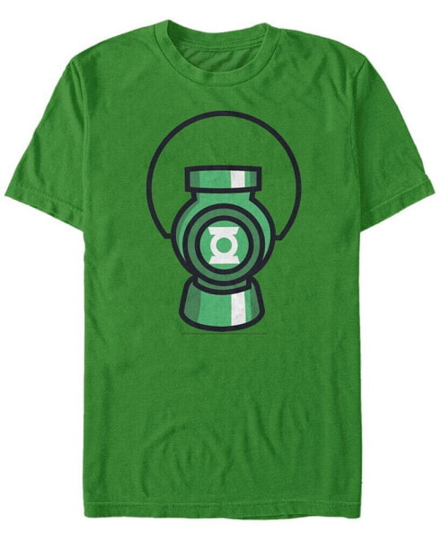 Dc Men's Green Lantern Logo Short Sleeve T-Shirt