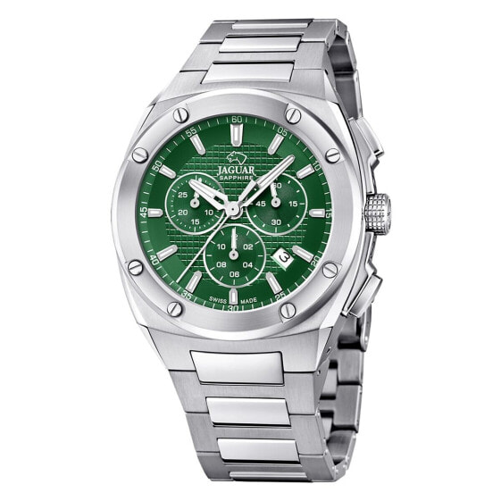 Мужские часы Jaguar J805/C Зеленый Серебристый
