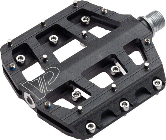 VP Components Vice Trail Pedals - Platform, Aluminum, 9/16", Black