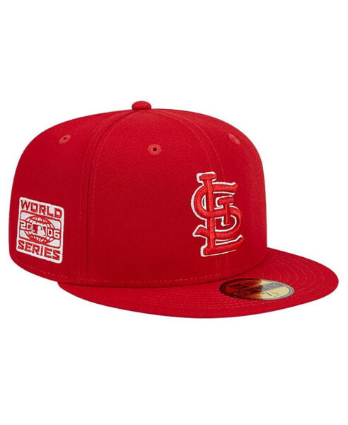 Men's Red St. Louis Cardinals Logo 59FIFTY Fitted Hat