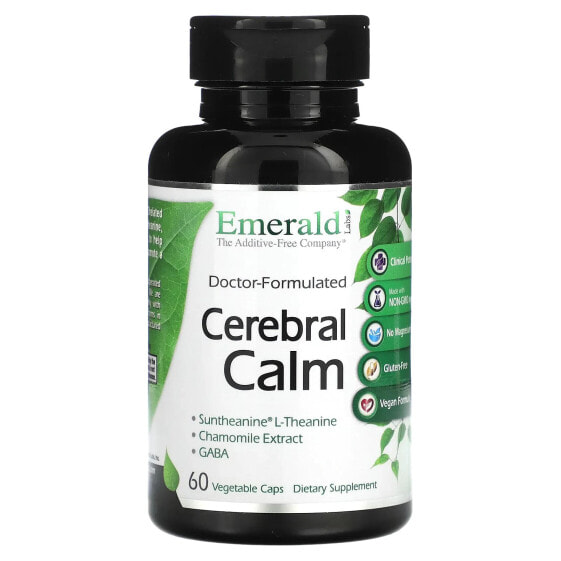 Doctor-Formulated Cerebral Calm, 60 Vegetable Caps