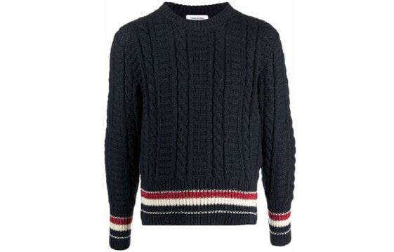 Свитер THOM BROWNE Stripe Knit MKA369AY1502415 Blue