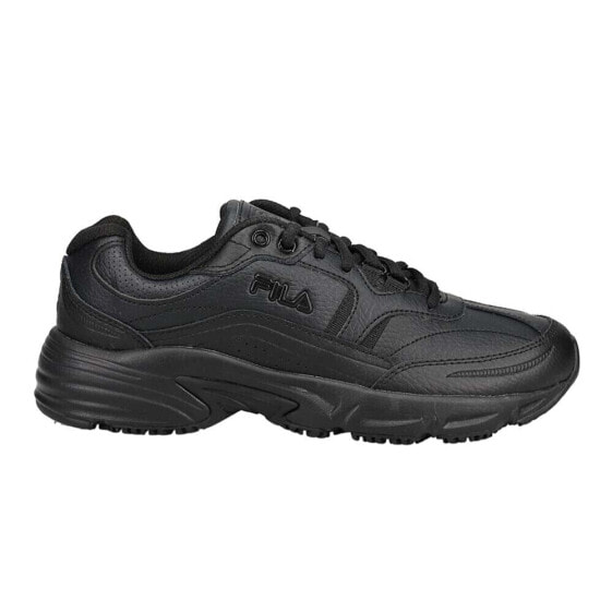 Fila Memory Workshift Slip Resistant Soft Toe Work Womens Black Work Safety Sho