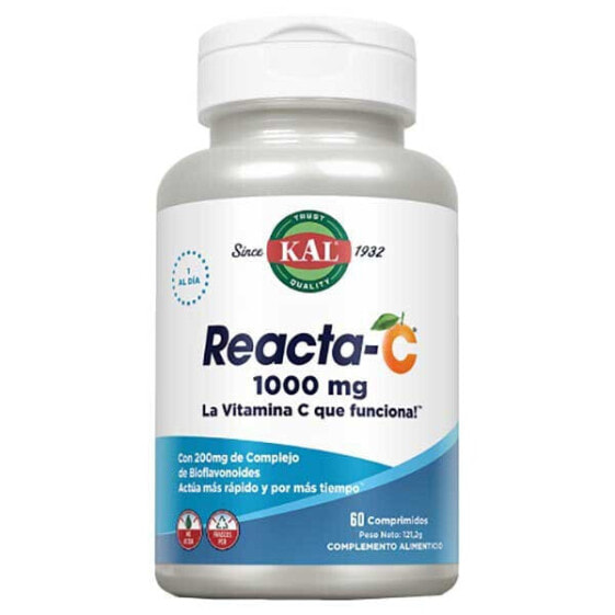 KAL Reacta-C 1000mg Vitamins 60 Tablets