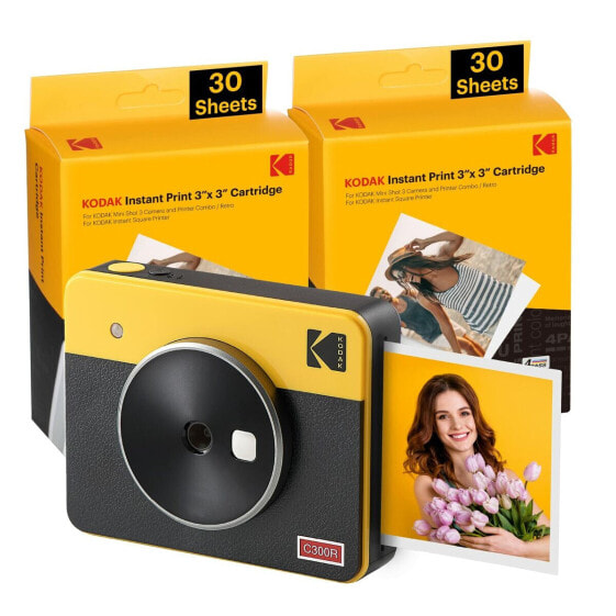 Моментальная камера Kodak MINI SHOT 3 RETRO C300RY60 Жёлтый