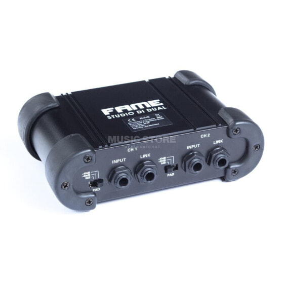 Fame Audio Studio DI Dual 2-Channel DI-Box, passive