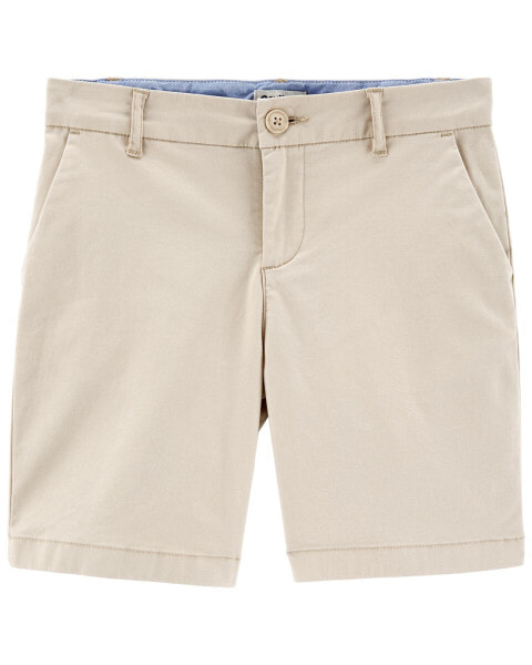 Kid Stretch Chino Shorts 7