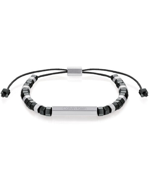 Men's Stainless Steel Hematite Bracelet