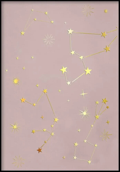 Goldene Sterne Poster
